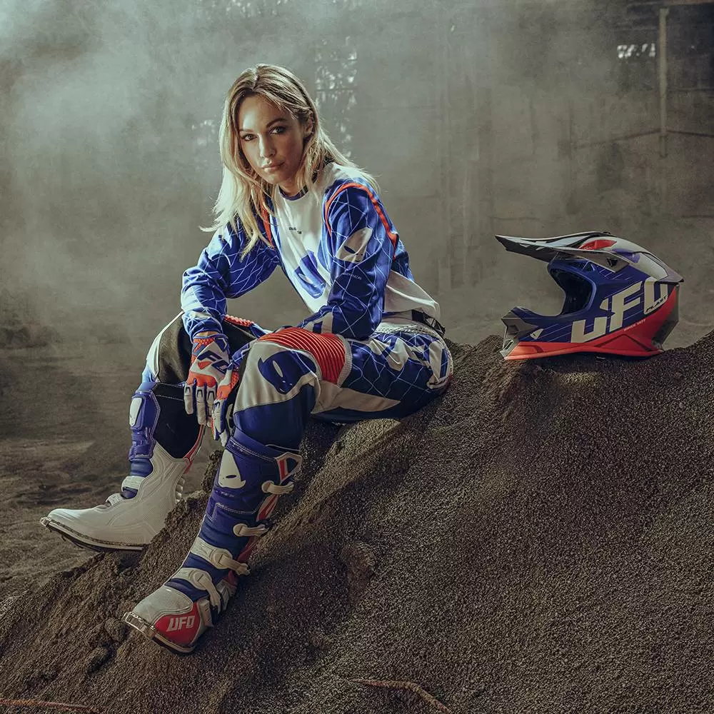 UFO Obsidian Blue White Red Motocross Boots 8 UFO Obsidian Blue White Red Motocross Boots - Image 6