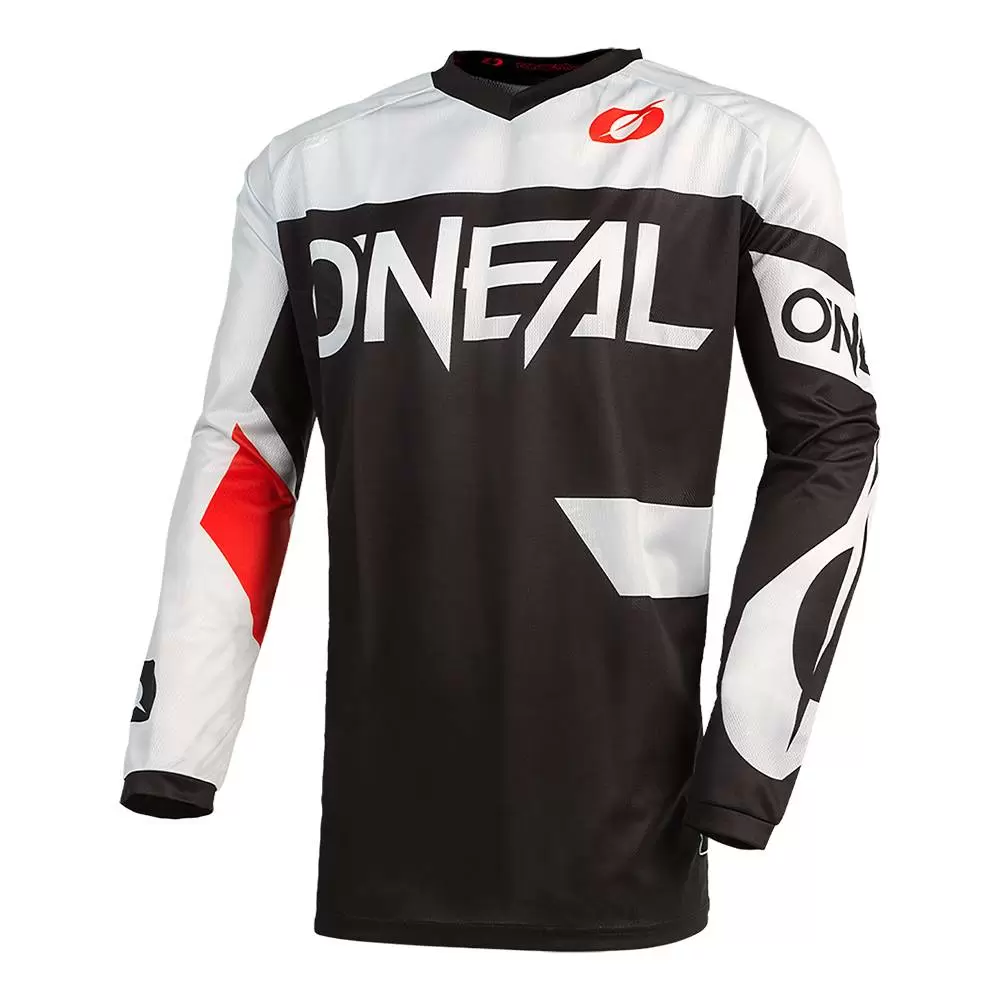 O'Neal Element Racewear Black White Motocross Jersey 4 O'Neal Element Racewear Black White Motocross Jersey - Image 2