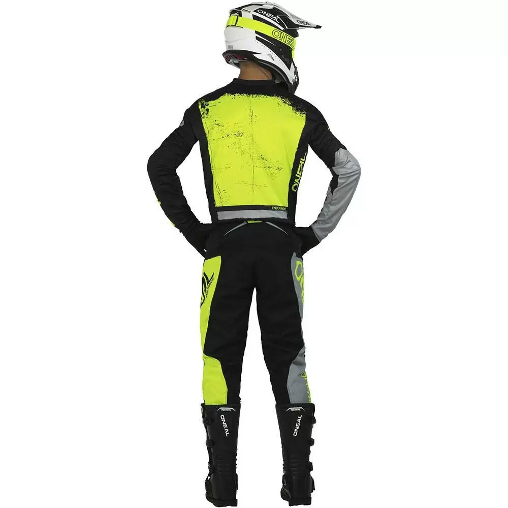 O'Neal Element Shocker V.23 Jersey Black / Neon Yellow 8 O'Neal Element Shocker V.23 Jersey Black / Neon Yellow - Image 6