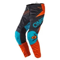 O'Neal Element Factor Pants Grey / Orange / Blue 12 O'Neal Element Factor Pants Grey / Orange / Blue -Motorcycle clothing e010 22 01 3