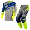 O'Neal ONeal Kids Element Factor Grey Blue Neon Yellow Motocross Kit Combo -Motorcycle clothing fackcgbny 5 jpg