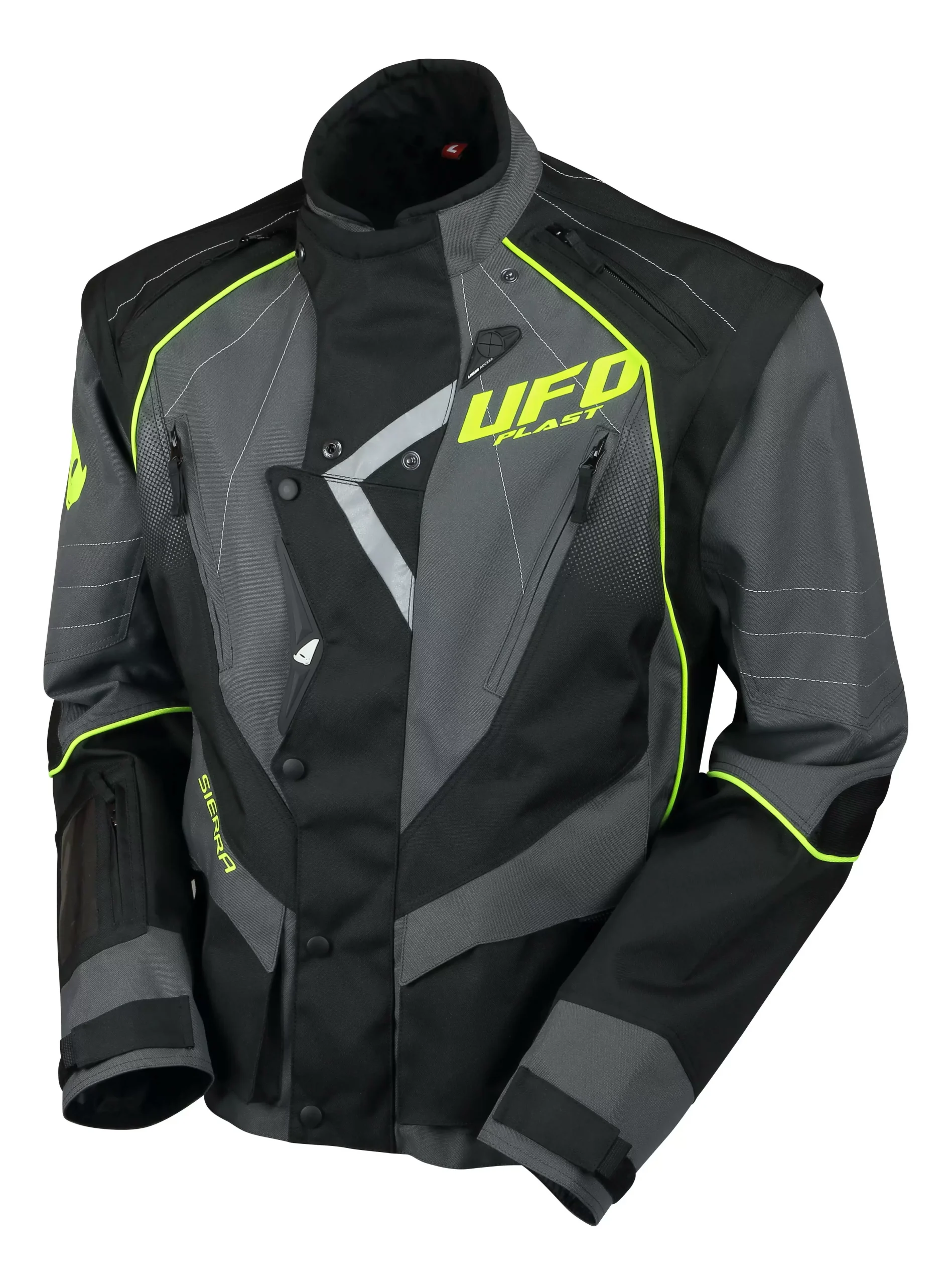 UFO Sierra Enduro Jacket - Grey Black 7 UFO Sierra Enduro Jacket - Grey Black - Image 5