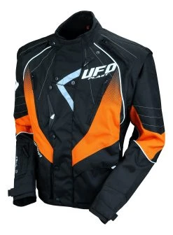 UFO Sierra Enduro Jacket - Black Orange -Motorcycle clothing gc04439 f 2