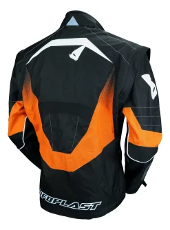 UFO Sierra Enduro Jacket - Black Orange -Motorcycle clothing gc04439 f back jpg