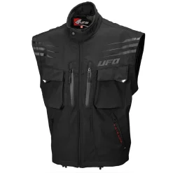 UFO Taiga Enduro Jacket - Black 16 UFO Taiga Enduro Jacket - Black -Motorcycle clothing gc04454k front no sleeves jpg