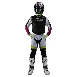 Troy Lee Designs GP Air Veloce Camo Black Glo Green Motocross Kit Combo -Motorcycle clothing gpakcvcgb 04 jpg