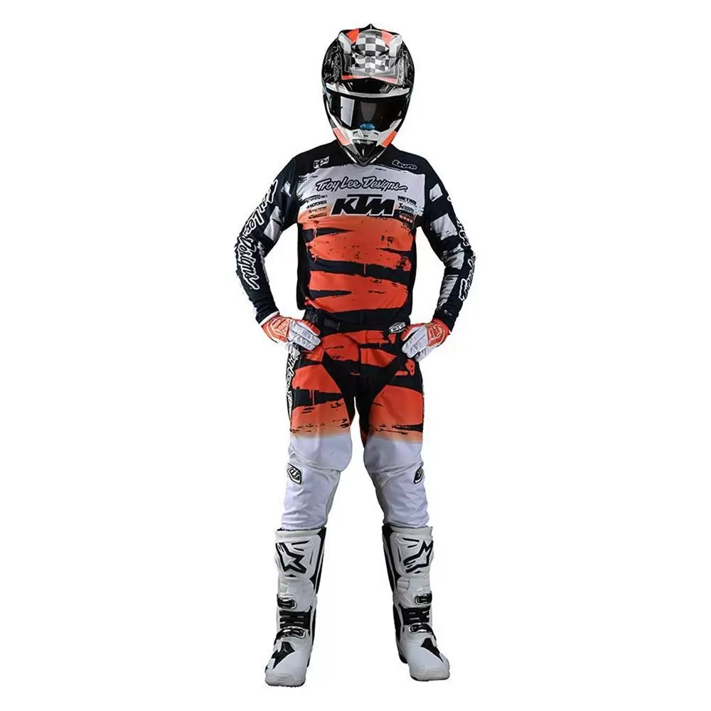 Troy Lee Designs GP Brushed Team Navy Orange Motocross Kit Combo 6 Troy Lee Designs GP Brushed Team Navy Orange Motocross Kit Combo - Image 4