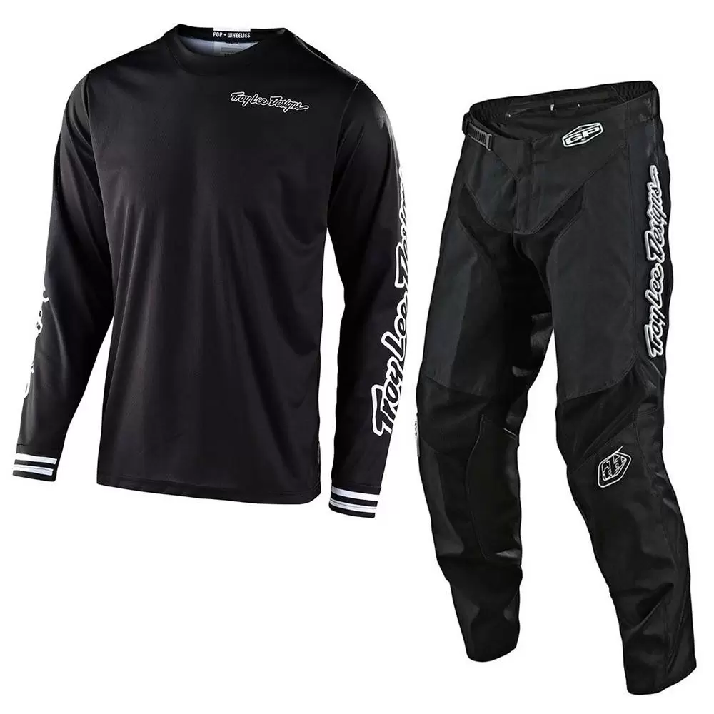 Troy Lee Designs GP Mono Black Motocross Kit Combo 3 Troy Lee Designs GP Mono Black Motocross Kit Combo
