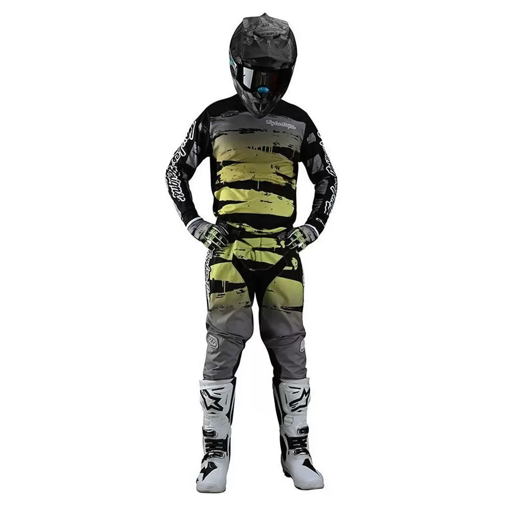 Troy Lee Designs Kids GP Brushed Black Glo Green Motocross Kit Combo 6 Troy Lee Designs Kids GP Brushed Black Glo Green Motocross Kit Combo - Image 4
