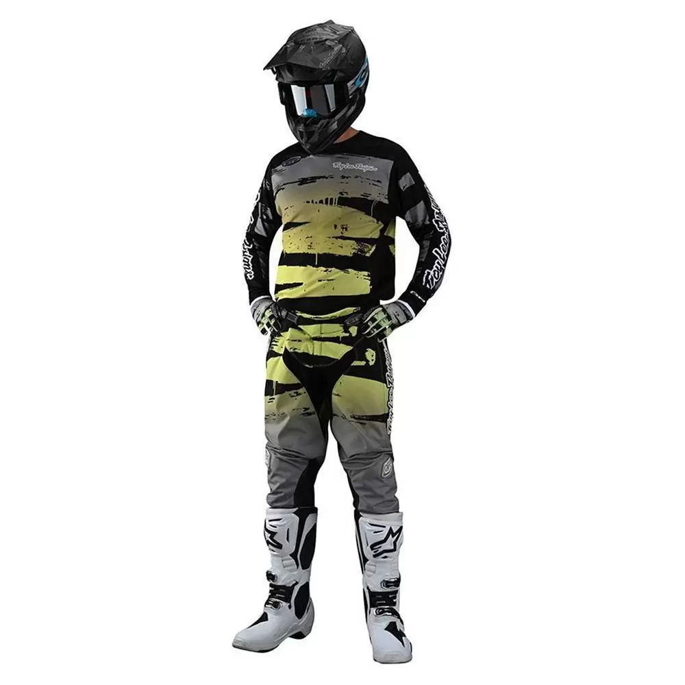 Troy Lee Designs Kids GP Brushed Black Glo Green Motocross Kit Combo 7 Troy Lee Designs Kids GP Brushed Black Glo Green Motocross Kit Combo - Image 5