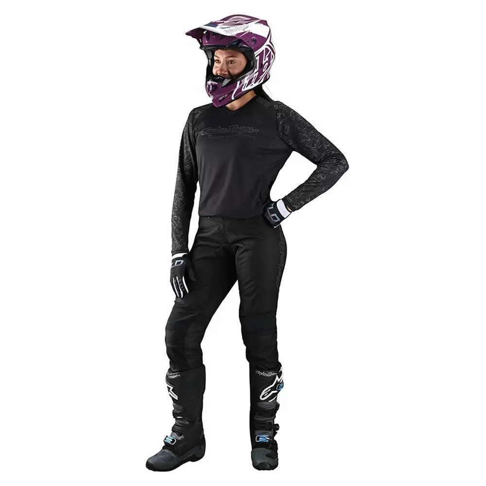 Troy Lee Designs GP Floral Black Women's Motocross Kit Combo 7 Troy Lee Designs GP Floral Black Women's Motocross Kit Combo - Image 5