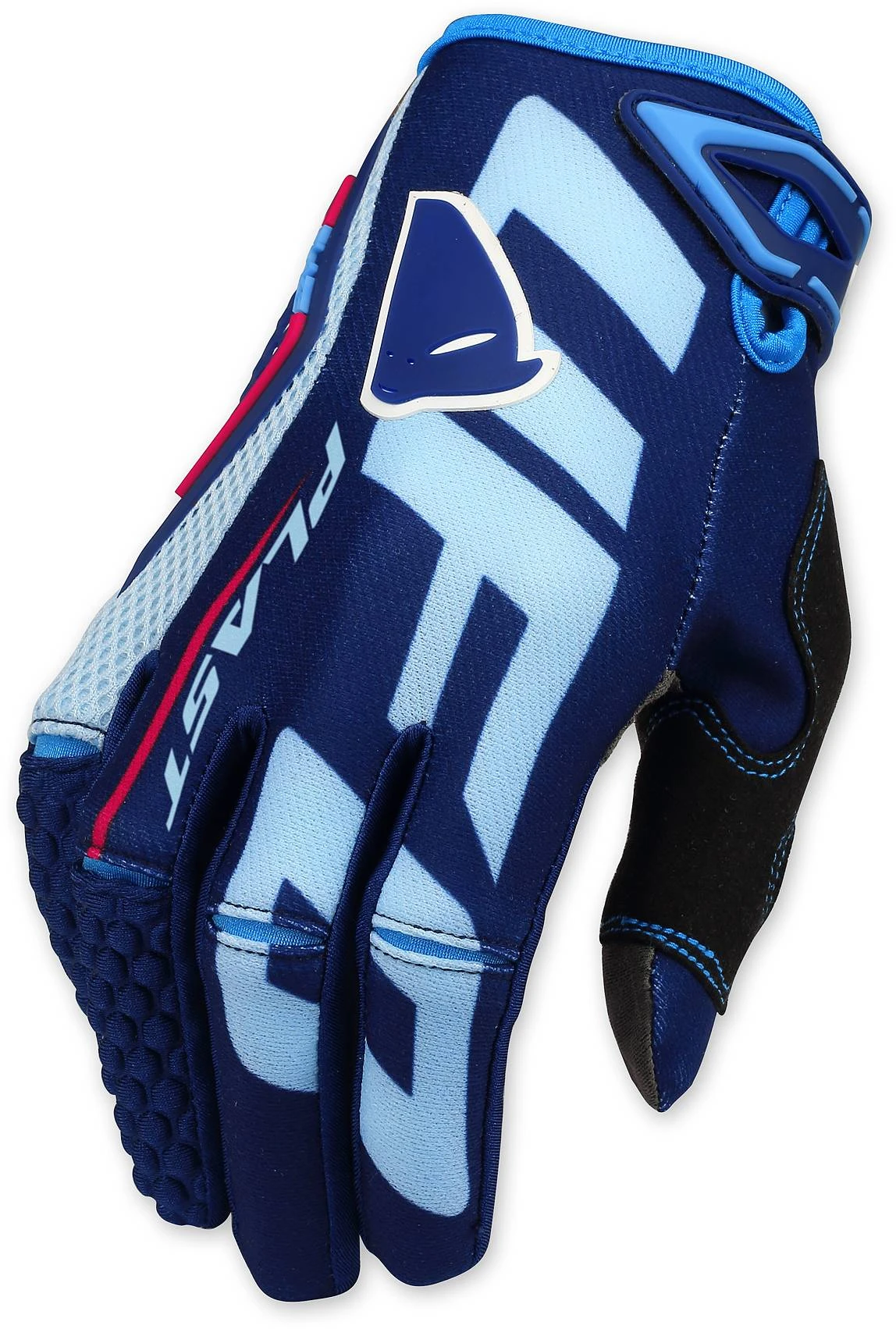 UFO Blaze Blue Motocross Gloves 4 UFO Blaze Blue Motocross Gloves - Image 2