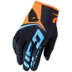 UFO Vanguard Motocross Gloves - Black Orange Blue -Motorcycle clothing gu04410k 1 5