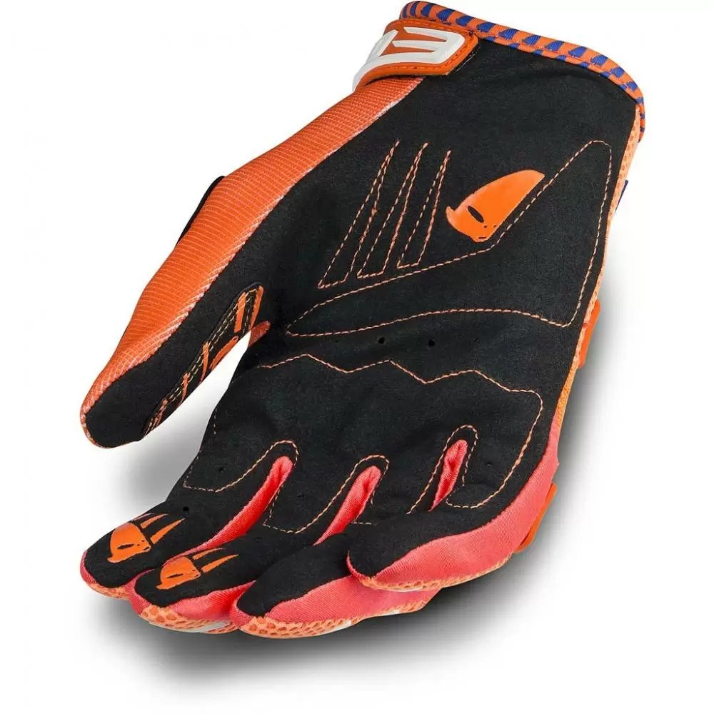 UFO Trace Orange Motocross Gloves 8 UFO Trace Orange Motocross Gloves - Image 6