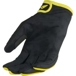 UFO Joint Black Yellow Motocross Gloves -Motorcycle clothing gu04451k palm 3 jpg