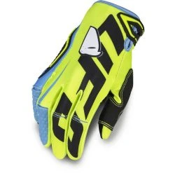 UFO Blaze Neon Yellow Motocross Gloves