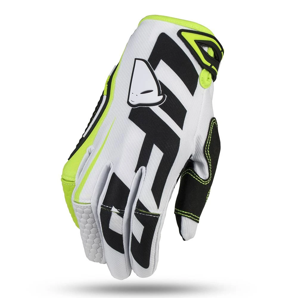 UFO Blaze White Motocross Gloves 3 UFO Blaze White Motocross Gloves