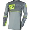 O'Neal Hardwear Flow V.23 Jersey Grey / Neon Yellow -Motorcycle clothing h004 203 01