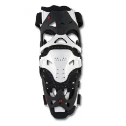 UFO Morpho Fit White Knee Brace Left Side -Motorcycle clothing kb001w jpg
