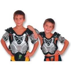 UFO Kids Shockwave White Chest Protector -Motorcycle clothing kids chest protection 2065 jpg