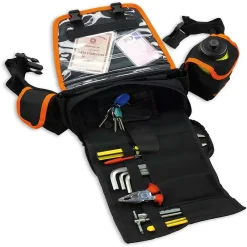 UFO Beluga Black Waist Tool Pack 6 UFO Beluga Black Waist Tool Pack -Motorcycle clothing mb02241 open jpg