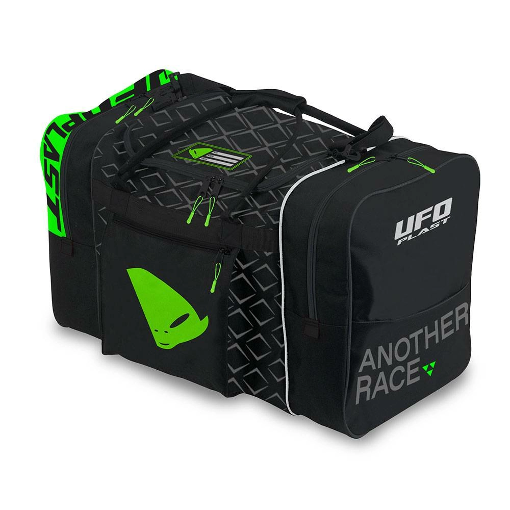 UFO Plast Black/Green Large Motocross Gear Bag 3 UFO Plast Black/Green Large Motocross Gear Bag