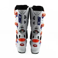 Sidi Crossfire 2 SRS Orange Fluo White Motocross Boots -Motorcycle clothing mfire2srs arfbibl 03 4 jpg