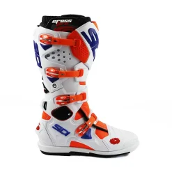 Sidi Crossfire 2 SRS Orange Fluo White Motocross Boots -Motorcycle clothing mfire2srs arfbibl 04 4 jpg