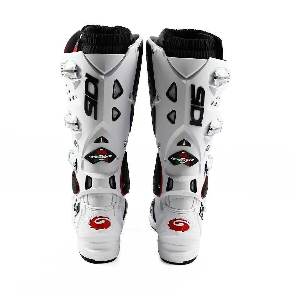 Sidi Crossfire 2 SRS White White Motocross Boots 10 Sidi Crossfire 2 SRS White White Motocross Boots - Image 8
