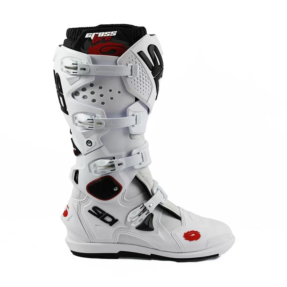 Sidi Crossfire 2 SRS White White Motocross Boots 7 Sidi Crossfire 2 SRS White White Motocross Boots - Image 5