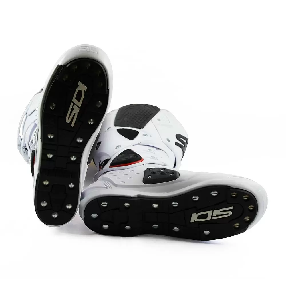 Sidi Crossfire 2 SRS White White Motocross Boots 11 Sidi Crossfire 2 SRS White White Motocross Boots - Image 9