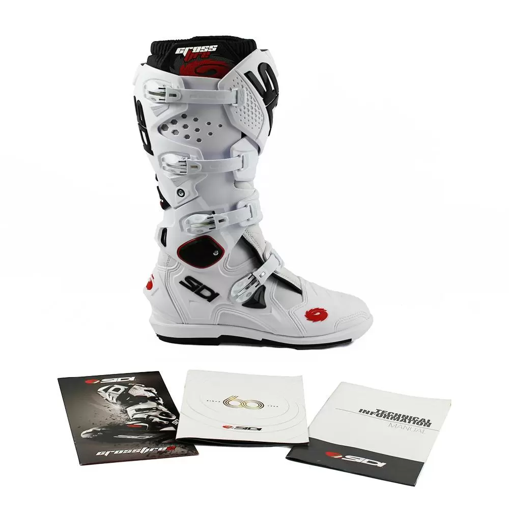 Sidi Crossfire 2 SRS White White Motocross Boots 12 Sidi Crossfire 2 SRS White White Motocross Boots - Image 10