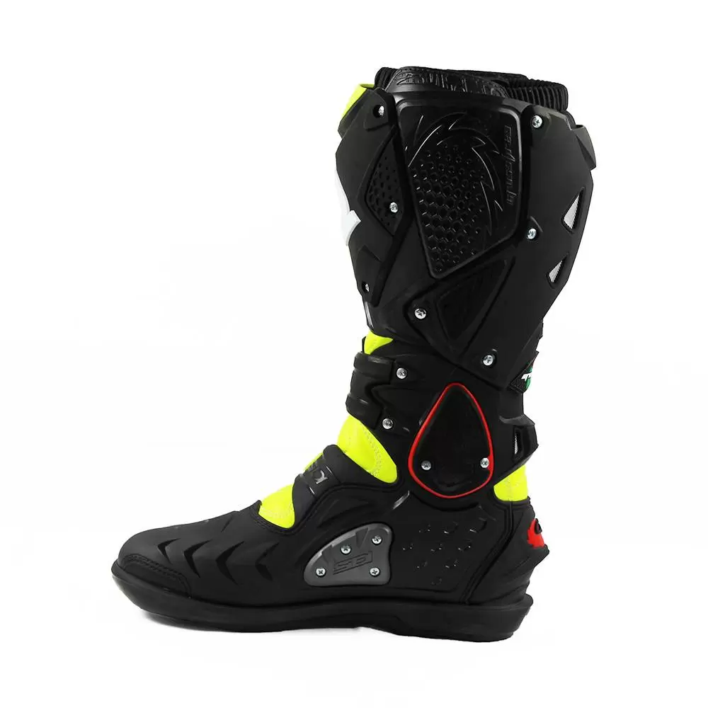 Sidi Crossfire 2 SRS Boots - Yellow Fluo Black 7 Sidi Crossfire 2 SRS Boots - Yellow Fluo Black - Image 5