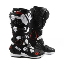 Sidi Crossfire 2 SRS Black White Motocross Boots -Motorcycle clothing mfire2srs nebi 01 26