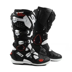 Sidi Crossfire 2 SRS Black White Motocross Boots -Motorcycle clothing mfire2srs nebi 01 jpg