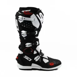 Sidi Crossfire 2 SRS Black White Motocross Boots -Motorcycle clothing mfire2srs nebi 04 jpg