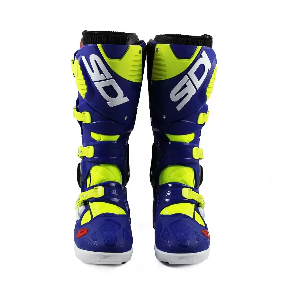 Sidi Crossfire 3 SRS Off-Road Boots - Yellow Fluo Blue 12 Sidi Crossfire 3 SRS Off-Road Boots - Yellow Fluo Blue - Image 10