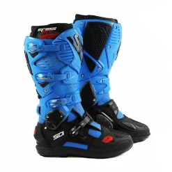 Sidi Crossfire 3 SRS Off-Road MX Boots - Light Blue Black -Motorcycle clothing mfire3wsrs azne 01 jpg