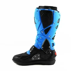 Sidi Crossfire 3 SRS Off-Road MX Boots - Light Blue Black -Motorcycle clothing mfire3wsrs azne 05 jpg
