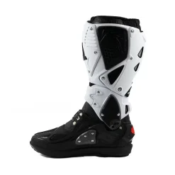 Sidi Crossfire 3 SRS Off-Road Boots - Black White -Motorcycle clothing mfire3wsrs nebi 05 4 jpg
