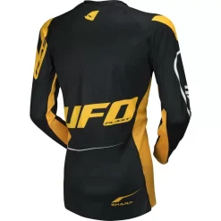 UFO Slim Sharp Black Motocross Jersey -Motorcycle clothing mg04445k back 6 jpg