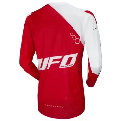 UFO Frequency Motocross Jersey - Slim Neon Red White -Motorcycle clothing mg04468 b 02 6 jpg