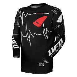 UFO Slim Adrenaline Motocross Jersey - Black -Motorcycle clothing mg04488k 01 3