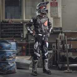 UFO Slim Adrenaline Motocross Jersey - Black -Motorcycle clothing mg04488k 03 jpg