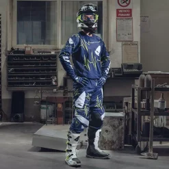 UFO Adrenaline Slim Blue Yellow Motocross Kit Combo -Motorcycle clothing mg04488n 03 1 jpg