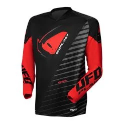 UFO Kimura Motocross Jersey - Black Red 11 UFO Kimura Motocross Jersey - Black Red -Motorcycle clothing mg04490kb 01 3 1