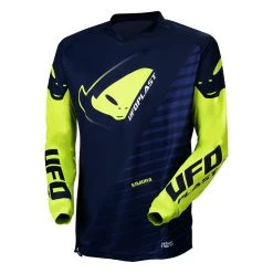 UFO Kimura Motocross Jersey - Blue Yellow -Motorcycle clothing mg04490ndflu 01 4