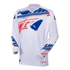 UFO Heron Motocross Jersey - White -Motorcycle clothing mg04492w 01 4