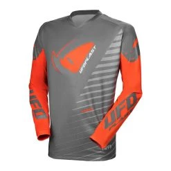 UFO Kids Kimura Grey Orange Motocross Jersey 14 UFO Kids Kimura Grey Orange Motocross Jersey -Motorcycle clothing mg04494ef 01 4