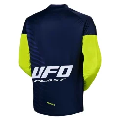 UFO Kids Kimura Blue Yellow Motocross Jersey -Motorcycle clothing mg04494ndflu 02 jpg